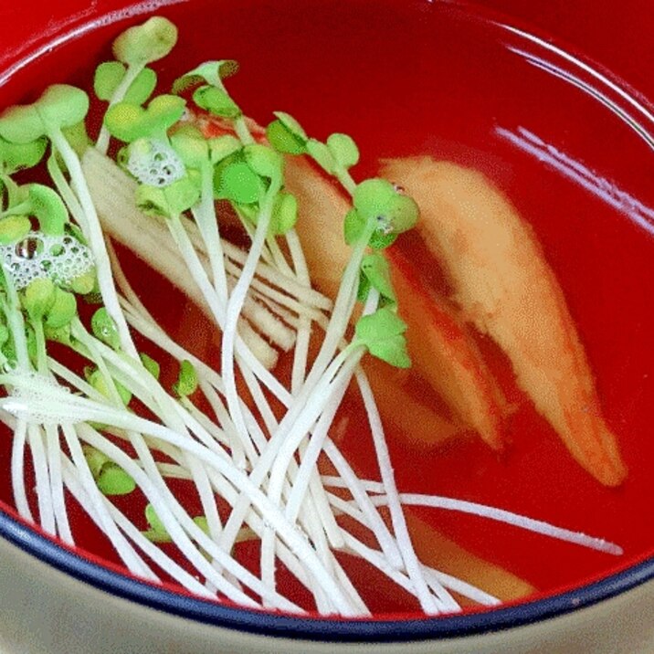 だしパックで簡単♪　「生姜の吸い物」